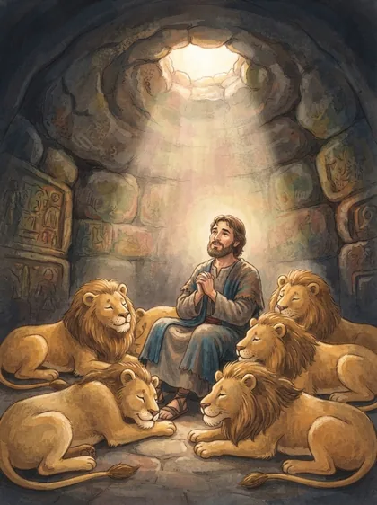 Daniel and the Lions' Den: A Story of Courage and God's Protection