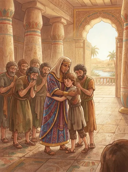 La Historia de José: Paciencia y Perdón para tus Hijos